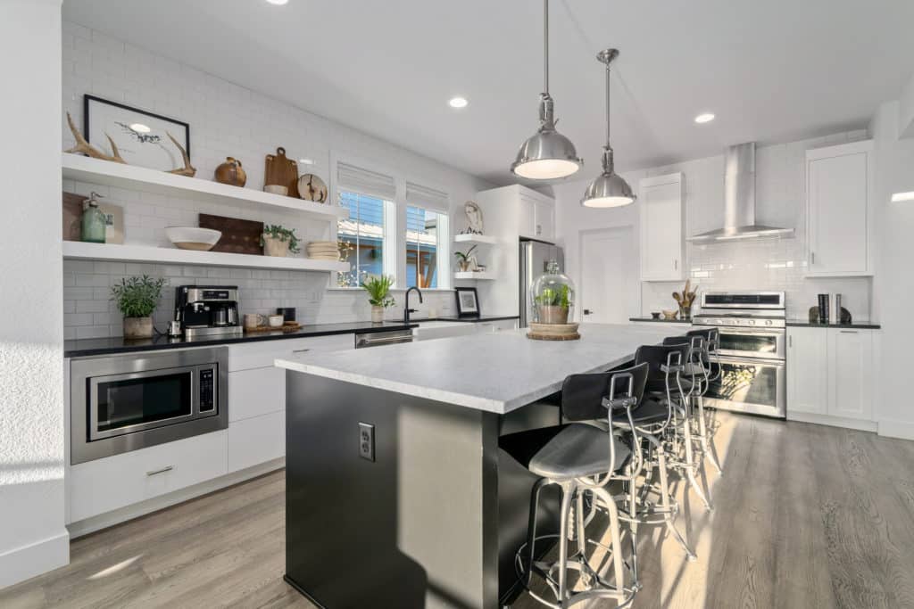 Standard real estate photo of a kitchen in Fort Collins / Boxwood Photos